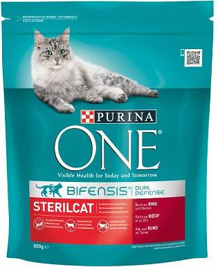 Purina One Cat Sterilcat Karma Z Wołowiną Dla Kota 800g