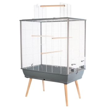 Zolux Klatka Neo Jili Dla Ptaków H80 Szara