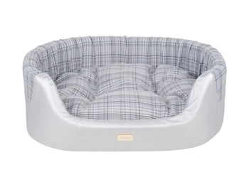 AMIPLAY Legowisko Elipsa Venus Srebrne L