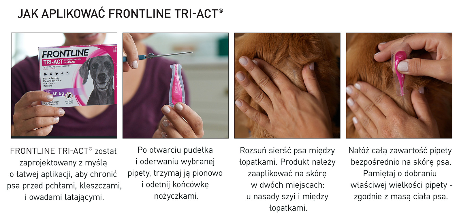 FRONTLINE Tri-Act Dla Psów 3x0,5ml