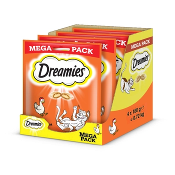 DREAMIES Przysmak Dla Kota Z Kurczakiem 4x180g