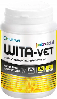 Eurowet Wita-Vet Junior+Adult 8g 80tab