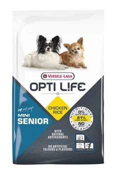 Versele-Laga Opti Life Senior Mini Kurczak Z Ryżem Dla Małych Ras W Wieku Powyżej 7 Lat 7,5kg