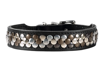 Hunter Arizona Obroża Dla Psa Ze Skóry Bydlęcej Czarna 37cm