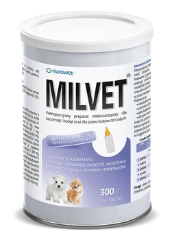 Eurowet Milvet Mleko Zastępcze Dla Szczeniąt I Kociąt 300g