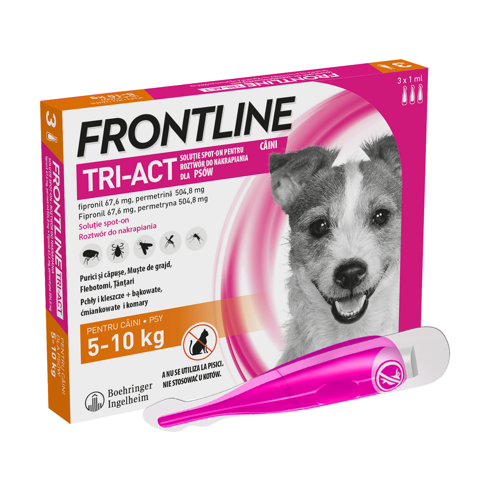FRONTLINE Tri-Act Dla Psów 3x1ml