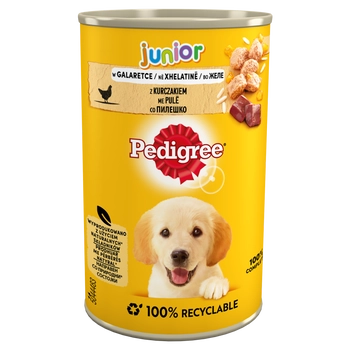 Pedigree Mokra Karma Dla Szczeniąt Z Kurczakiem W Galaretce 400g