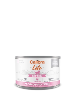 Calibra Cat Life Kitten Karma Dla Kota Z Kurczakiem 200g