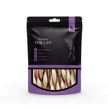 Fitmin Dog Treat Duck & Cod Rurki 70g