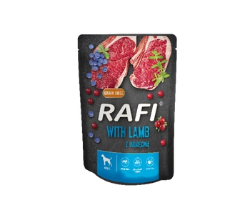 Dolina Noteci Rafi Z Jagnięciną Dla Psa (Czarne Opakowanie) 300g