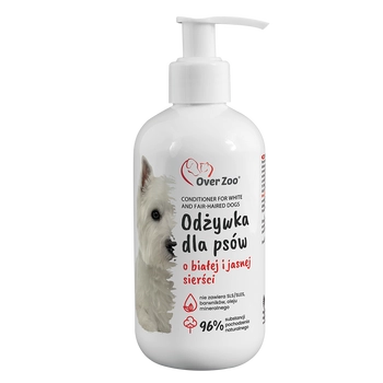OVER ZOO Odżywka Dla Psa Do Białej I Jasnej Sierści 240ml