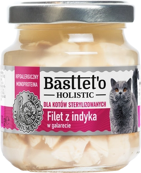 Basttet’o Holistic Filet Z Indyka Dla Kotów Sterylizowanych 130g