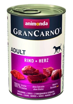 Animonda GranCarno Adult Dog Wołowina I Serca 400g