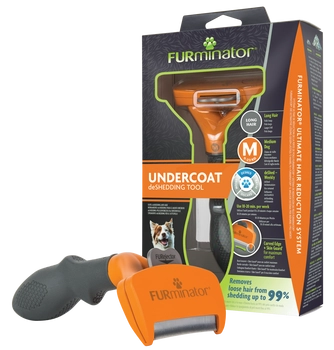 FURMINATOR Narzędzie Do Wyczesywania Podszerstka Dla Długowłosych Psów Średnich Ras
