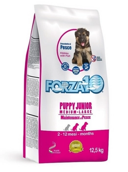 FORZA10 PUPPY JUNIOR Z RYBĄ DLA SZCZENIĄT DUŻYCH I ŚREDNICH RAS 12,5kg