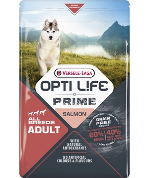Versele-Laga Opti Life Prime Adult Salmon Karma Bezzbożowa Dla Dorosłych Psów Z Łososiem 2,5kg