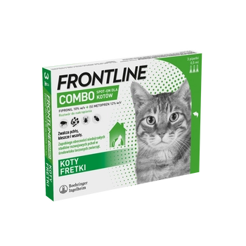 FRONTLINE Combo Spot-On Dla Kotów 3x0,5ml