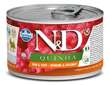 Farmina N&D Dog Quinoa Skin & Coat Herring & Coconut Mini 140g