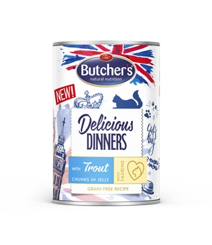 Butcher's Delicious Dinners Kawałki W Galaretce Z Pstrągiem 400g