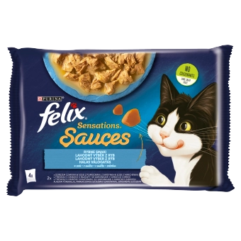 Felix Sensations Sauces Karma Dla Kota Smaki Rybne W Sosie 4x85g
