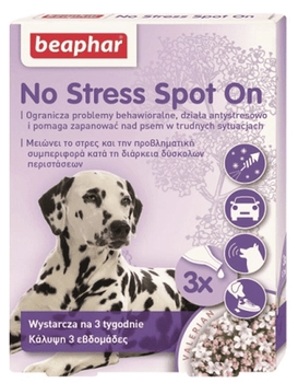 BEAPHAR No Stress Spot On Dla Psów 3x0,7ml