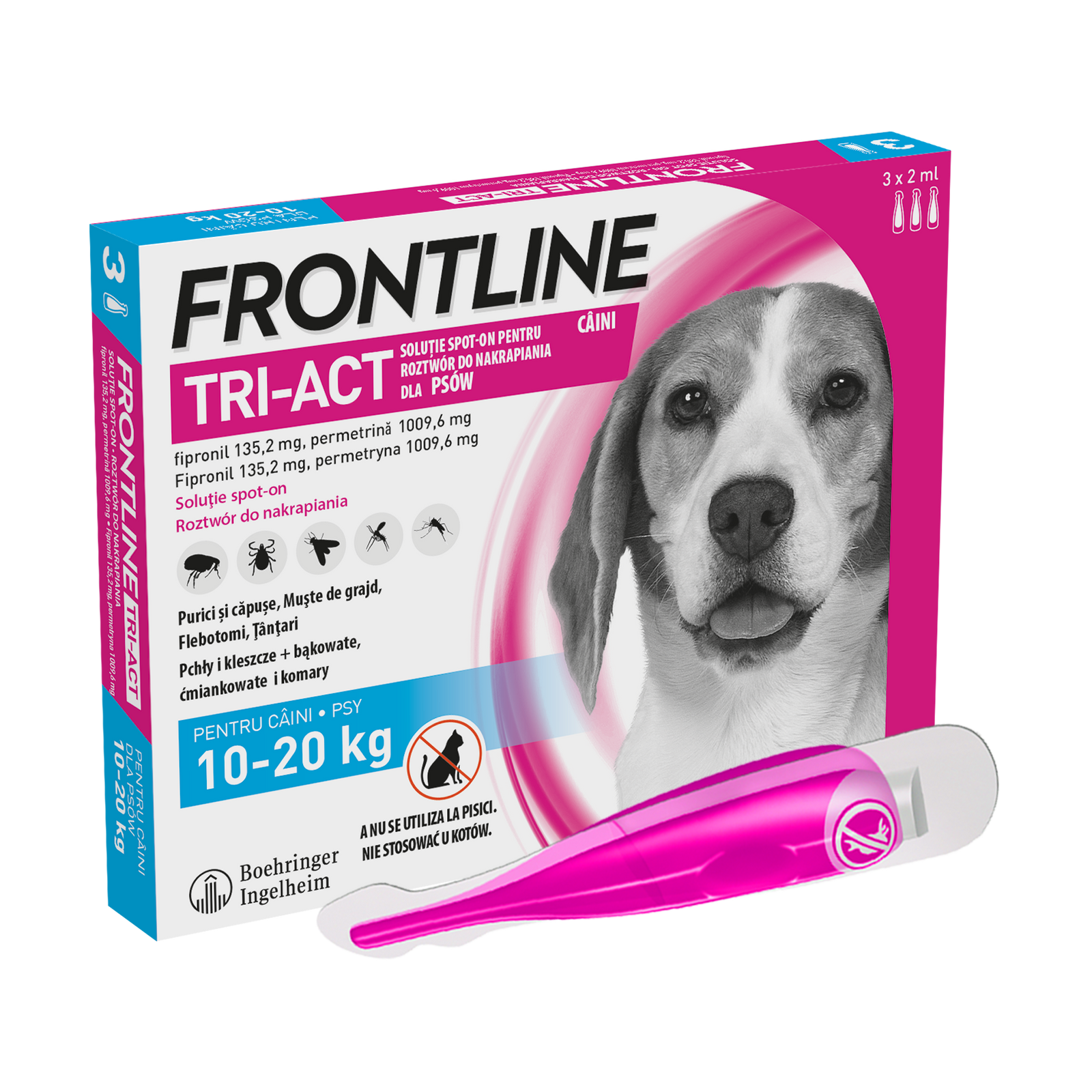 FRONTLINE Tri-Act Dla Psów 3x2ml