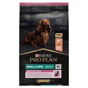 Purina Pro Plan Small & Mini Adult Sensitive Optiderma Łosoś I Ryż 7kg