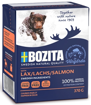 BOZITA Dog Łosoś W Galarecie 370g