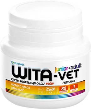Eurowet Wita-Vet Junior + Aldut 80tab