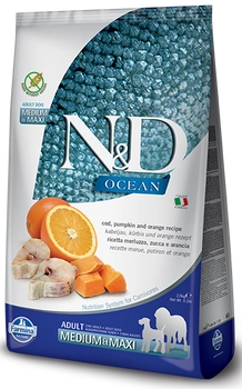 Farmina N&D Ocean Canine Adult Medium&Maxi Cod Pumpkin&Orange 12kg