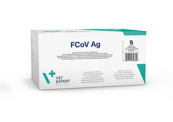 VETEXPERT Test Diagnostyczny Koronawiroza Ag Dla Kotów (FcoV Ag) 2szt.