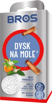 Bros Dysk Na Mole Kwiat Pomarańczy 1szt