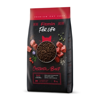 Fitmin Cat For Life Castrate Beef 8kg