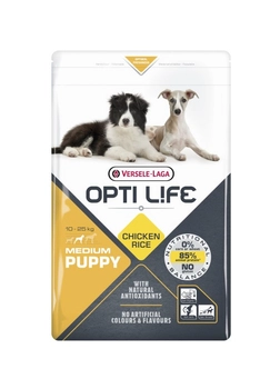 Versele-Laga Opti Life Puppy Medium Z Kurczakiem Dla Szczeniąt Średnich Ras 2,5kg