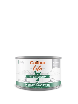 Calibra Cat Life Sterilised Karma Dla Kota Z Kaczką 200g