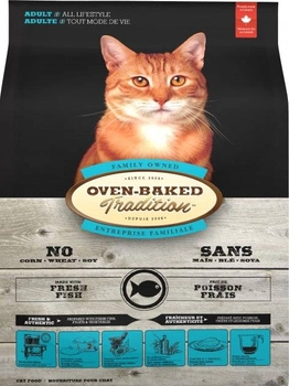 Oven Baked Tradition Cat Food Adults Of All Life Style With Fish 1,13kg