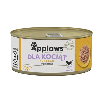 APPLAWS Kitten Chicken In Jelly Tin 70g
