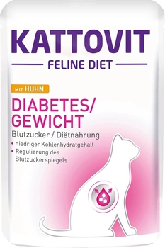 Kattovit Diabetes/Gewicht Kurczak 85g