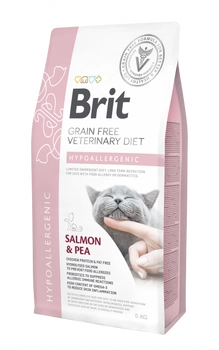 Brit Grain Free Veterinary Diet Cat Hypoallergenic Łosoś Z Groszkiem 2kg