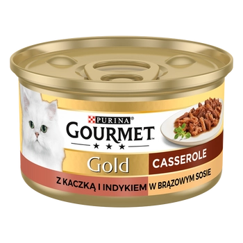 Purina Gourmet Gold kaczka/indyk w sosie 85g