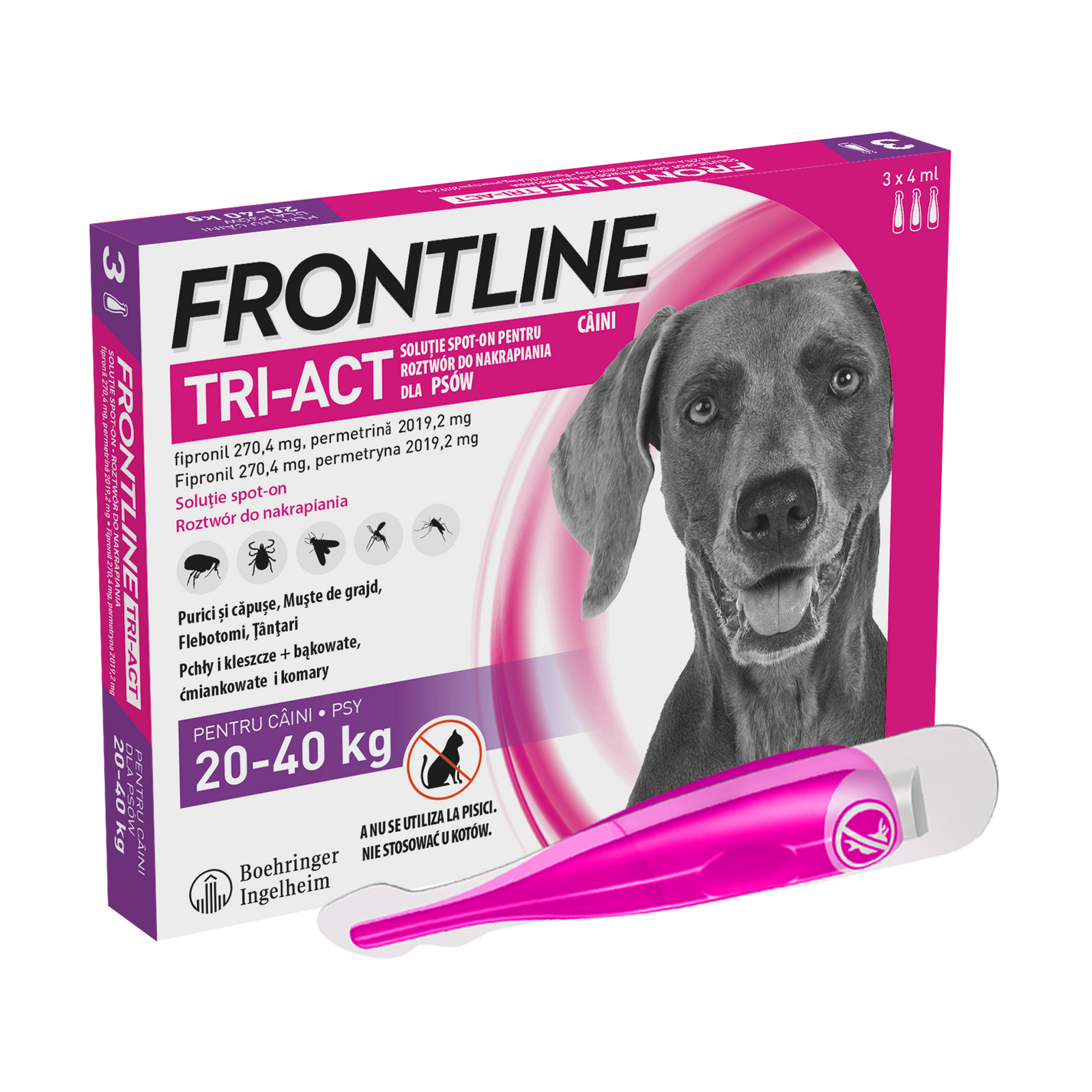 FRONTLINE Tri-Act Dla Psów 3x4ml
