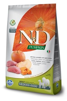 Farmina N&D Pumpkin Grain Free Canine Adult Medium&Maxi Boar&Apple 2,5kg