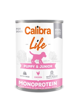 Calibra Dog Life Puppy & Junior Chicken Karma Dla Psa 400g