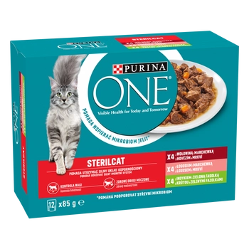 Purina One Sterilcat Karma Mokra Dla Kota Mix Smaków 12x85g