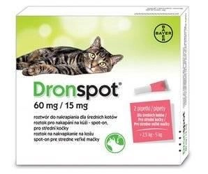 Bayer Dronspot Krople Na Robaki I Pasożyty 2x0,7ml
