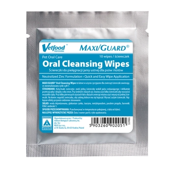 VETFOOD Maxi/Guard Oral Cleansing Wipes 10szt