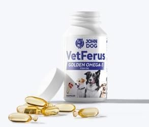 John Dog VetFerus Golden Omega-3 Fish Oil 30 Kaps.