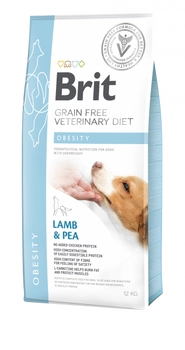 Brit Grain Free Veterinary Diet Dog Obesity Jagnięina Z Groszkiem 2kg
