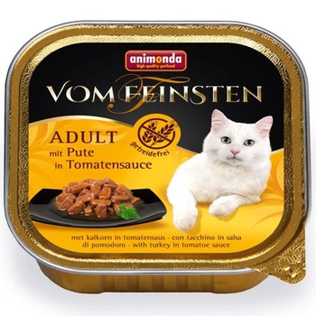 Animonda Cat Vom Feinsten Adult Indyk W Sosie Pomidorowym 100g