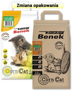 CERTECH-SUPER BENEK Corn Cat Świeża Trawa 7l